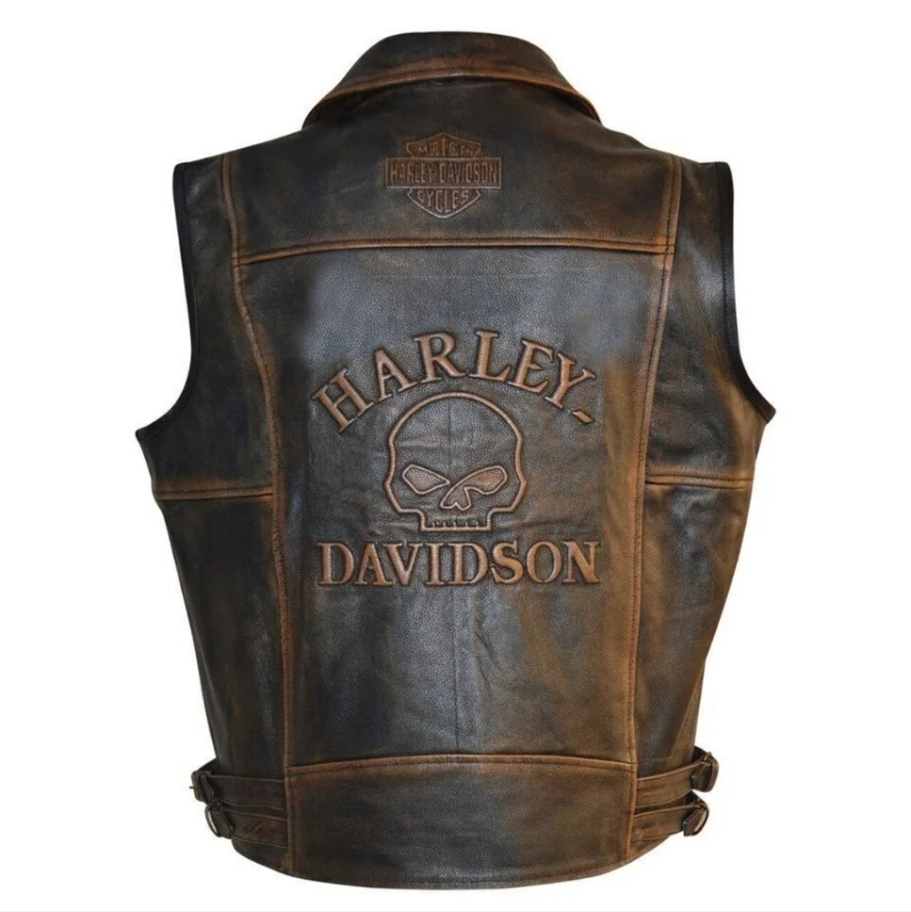 Thick harley davidson vest